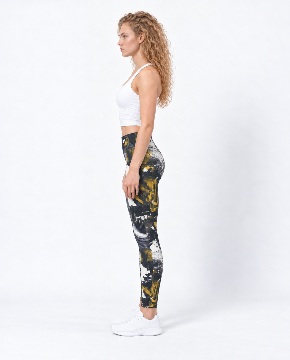 Golden Marble Leggings
