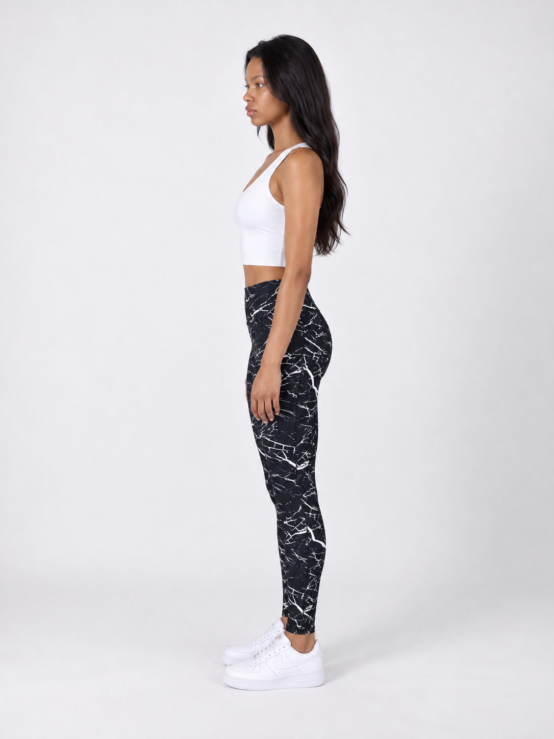 Static Marble Leggings
