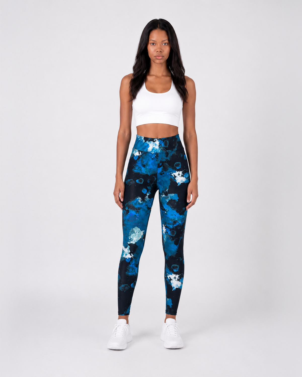 Ocean Ink High-Waist Leggings