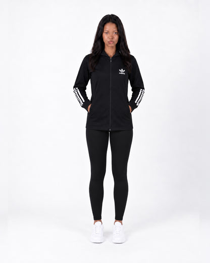 Essential Stripe Zip-Up Hoodie