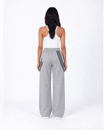 Essential Stripe Wide-Leg Track Pants
