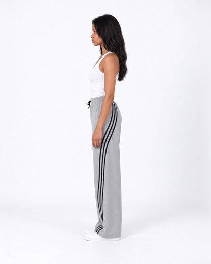 Essential Stripe Wide-Leg Track Pants