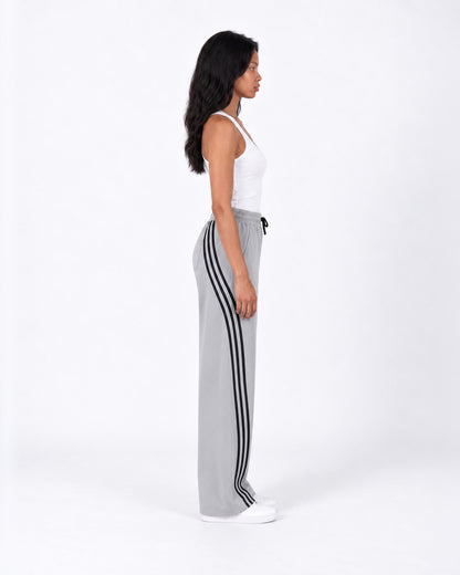 Essential Stripe Wide-Leg Track Pants