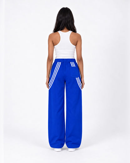 Essential Stripe Wide-Leg Track Pants