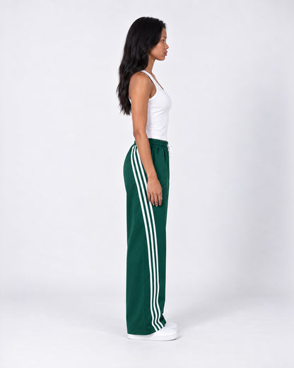 Essential Stripe Wide-Leg Track Pants