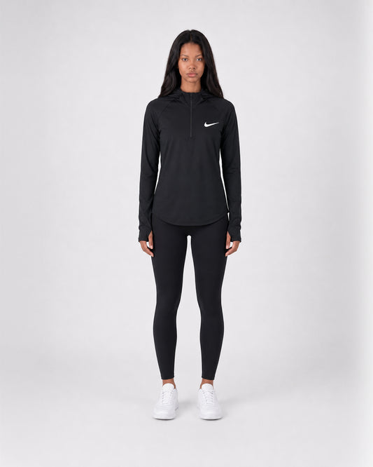 Core Hooded Quarter-Zip Top
