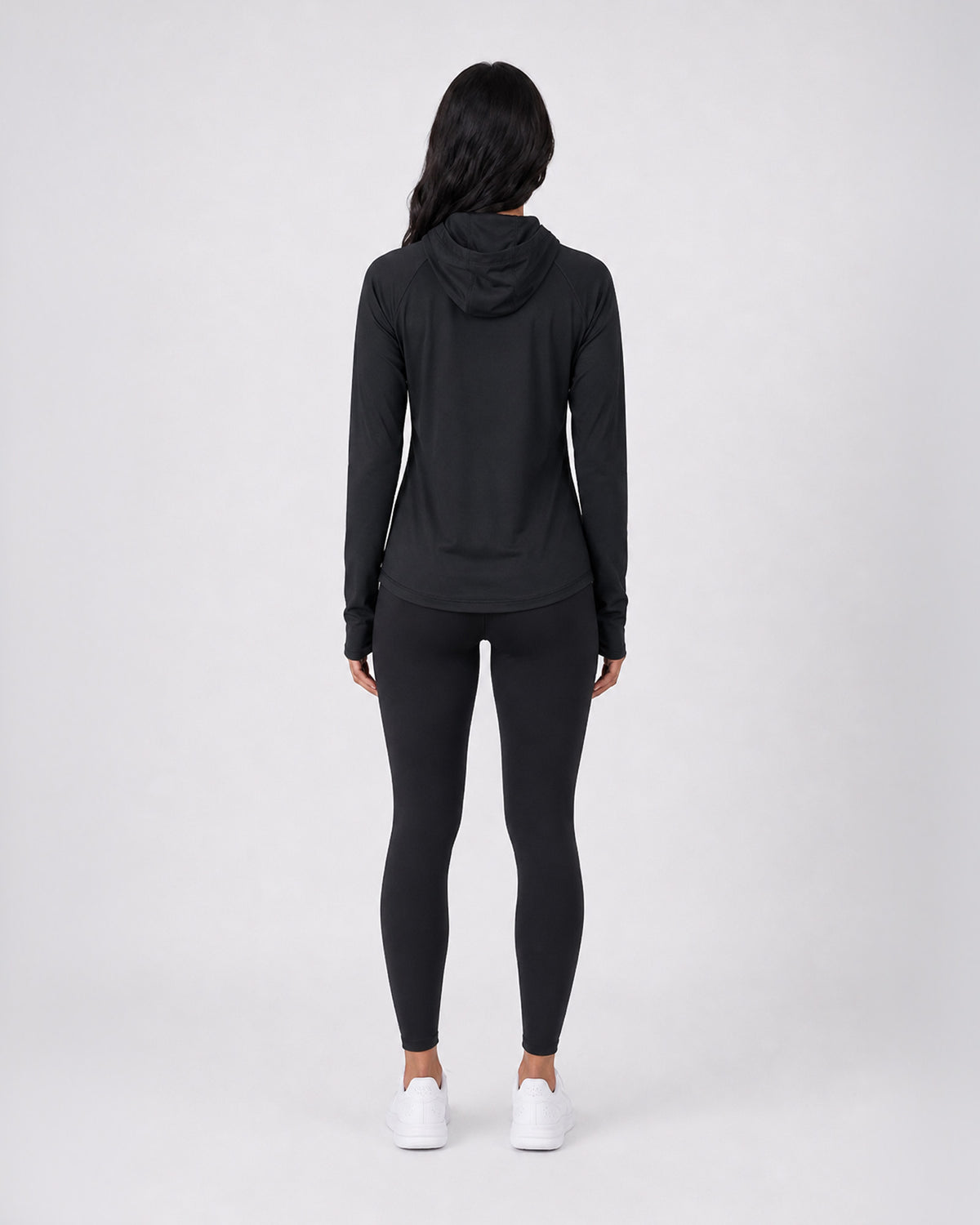 Core Hooded Quarter-Zip Top