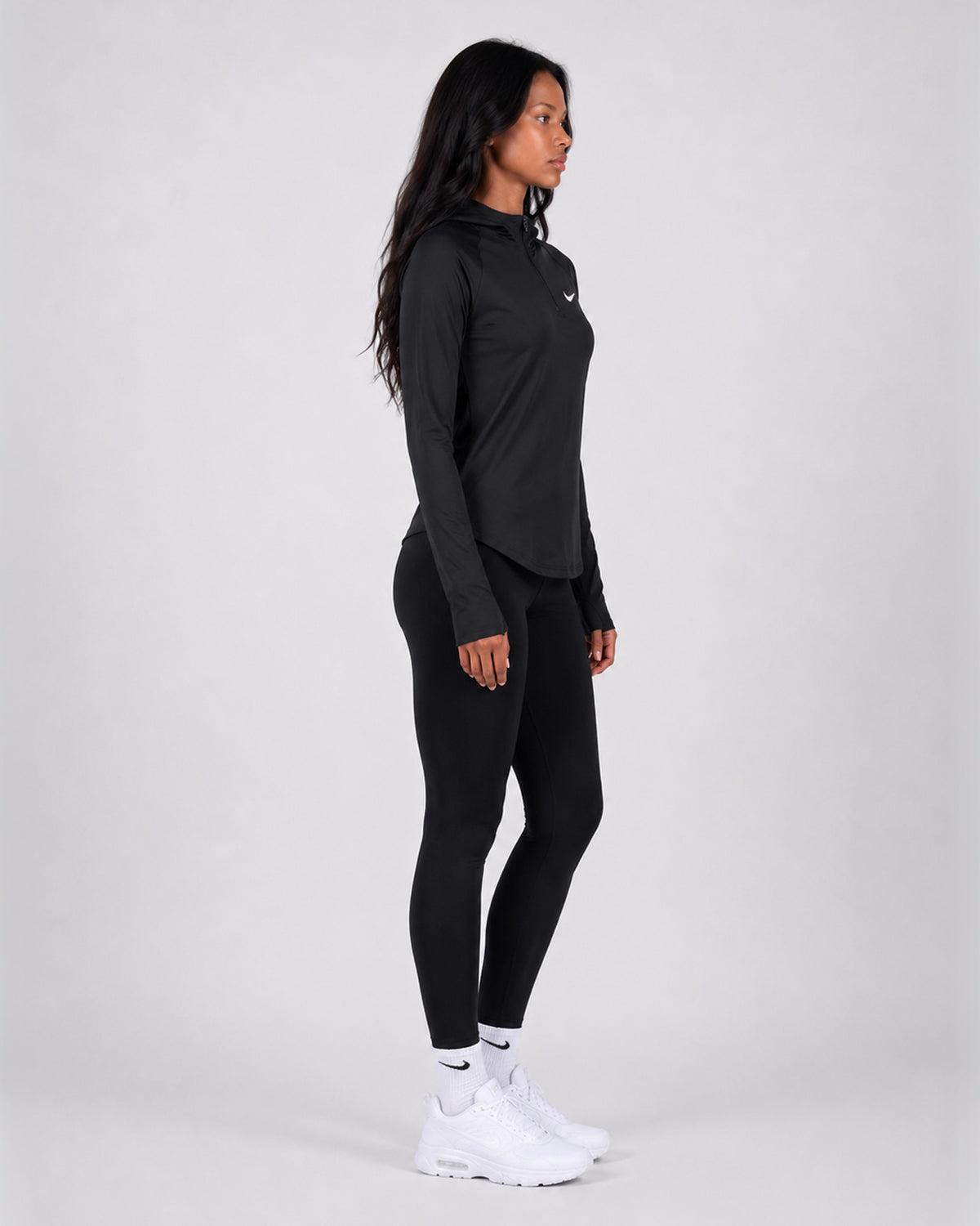 Core Hooded Quarter-Zip Top