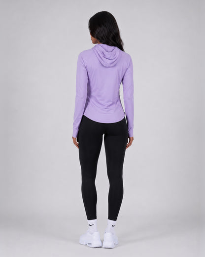 Core Hooded Quarter-Zip Top