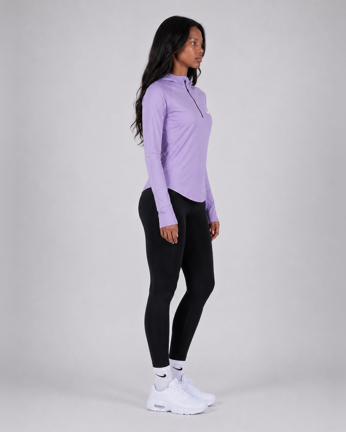 Core Hooded Quarter-Zip Top