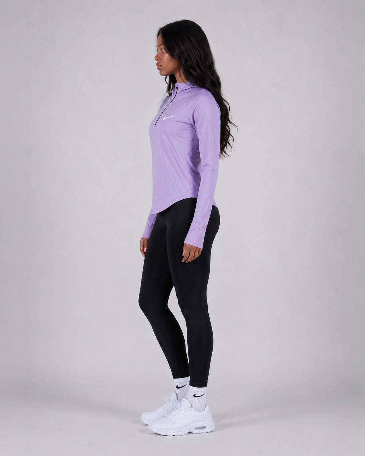 Core Hooded Quarter-Zip Top