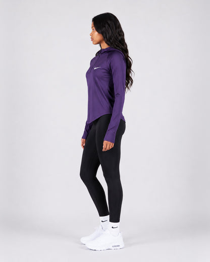 Core Hooded Quarter-Zip Top