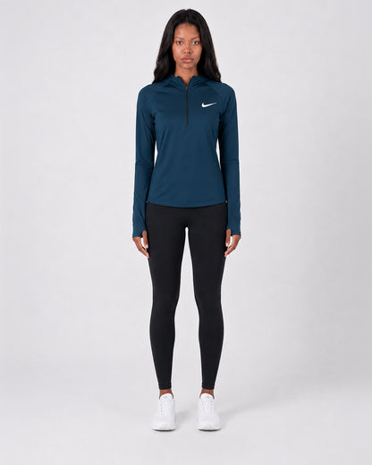 Core Hooded Quarter-Zip Top