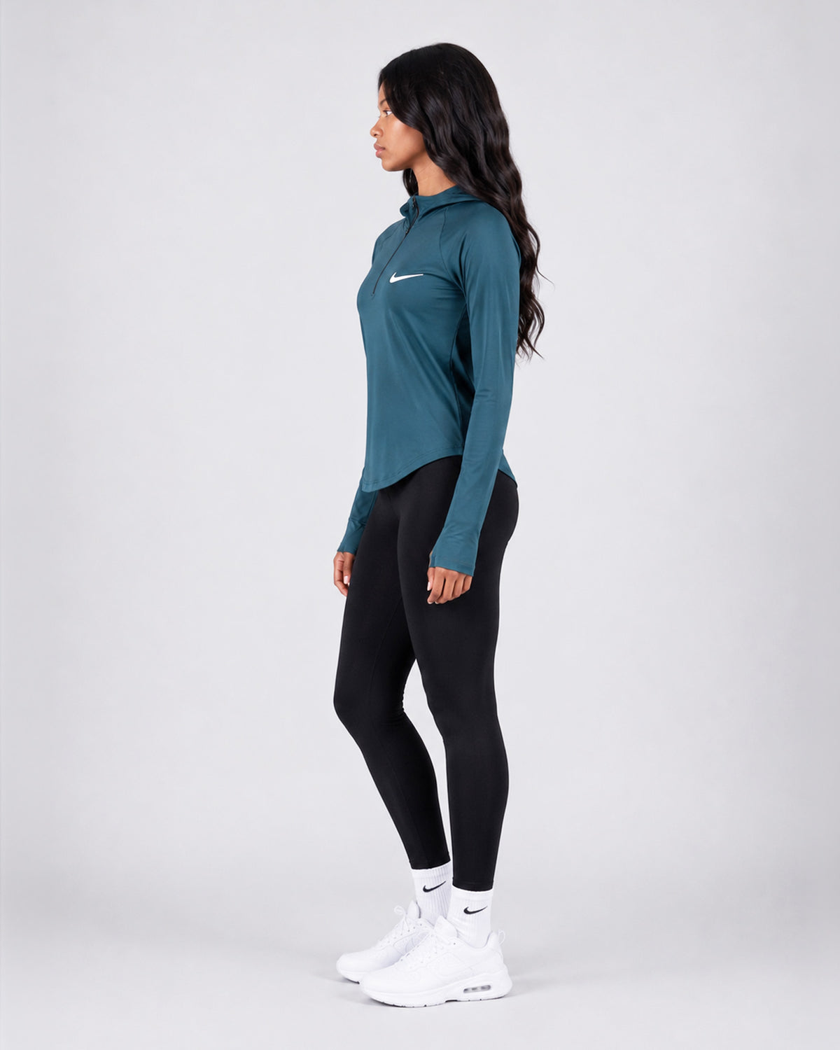 Core Hooded Quarter-Zip Top