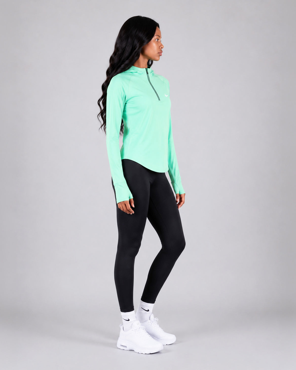 Core Hooded Quarter-Zip Top
