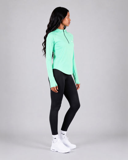Core Hooded Quarter-Zip Top