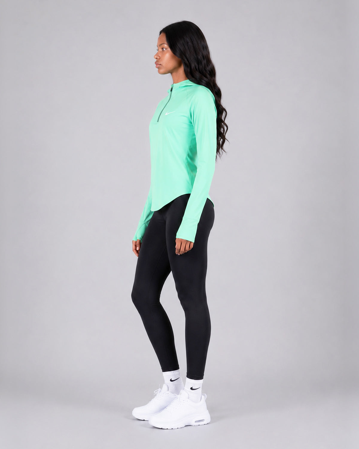 Core Hooded Quarter-Zip Top