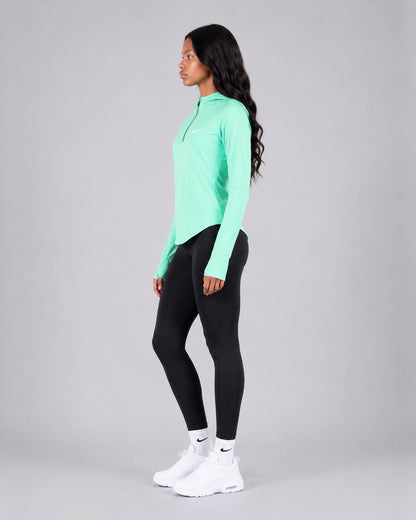Core Hooded Quarter-Zip Top