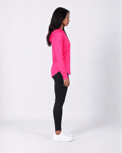 Core Hooded Quarter-Zip Top