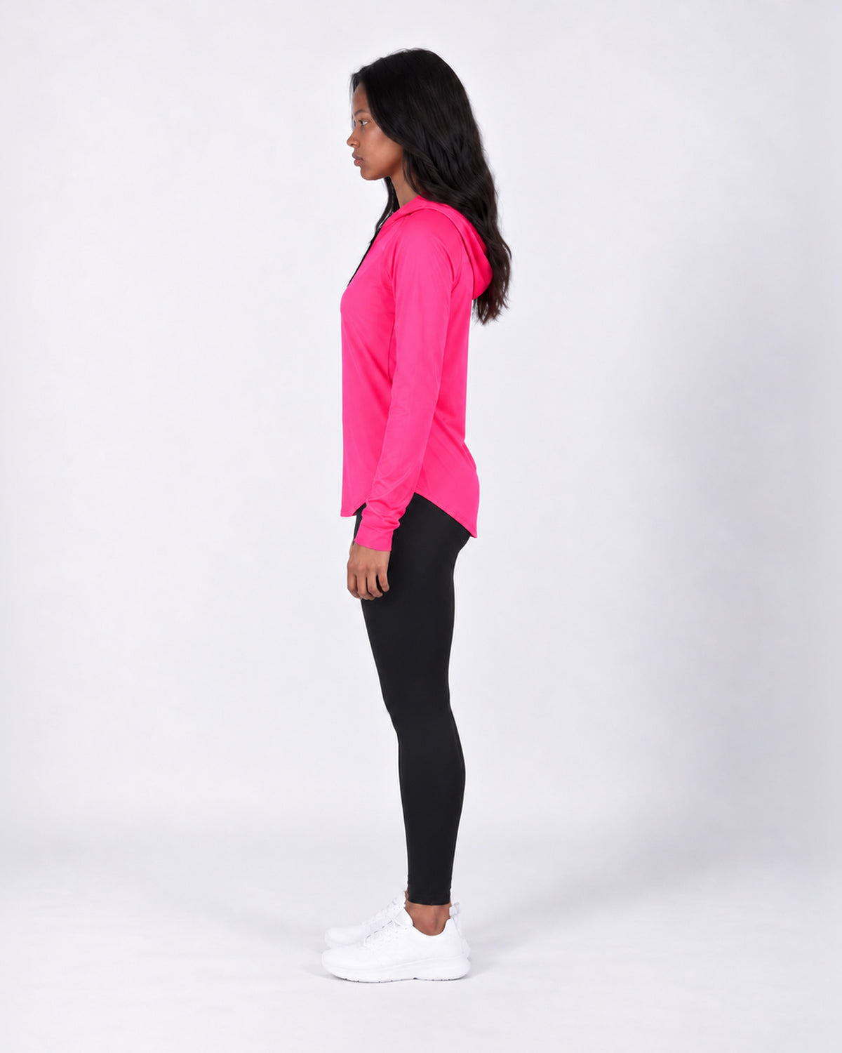 Core Hooded Quarter-Zip Top