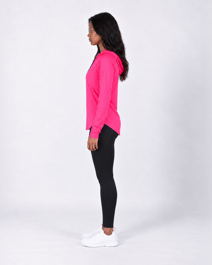Core Hooded Quarter-Zip Top