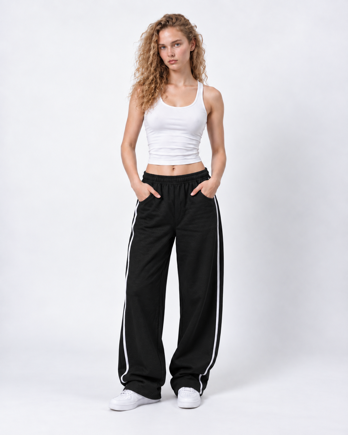Piping Track Pants