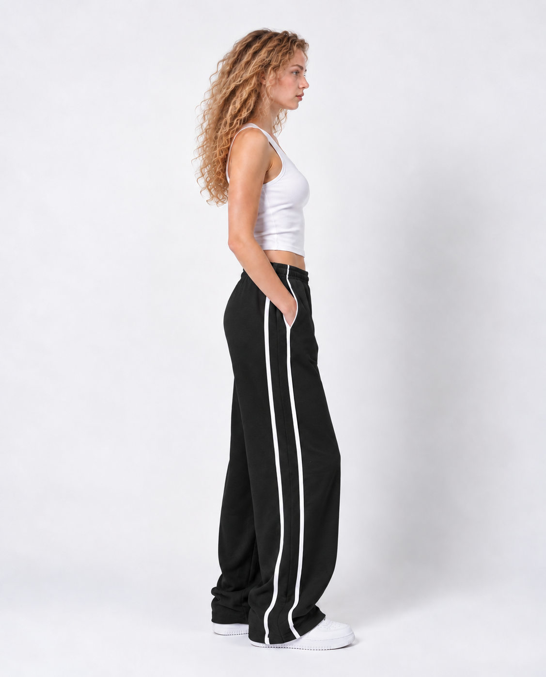 Piping Track Pants