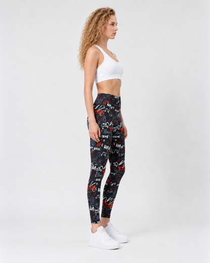 Urban Rock Print Leggings