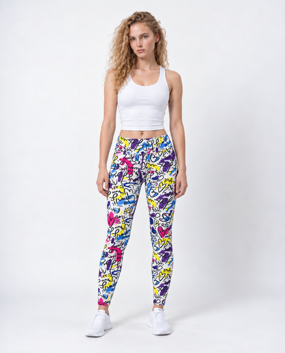 Love Graffiti Leggings