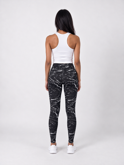 Static Marble Leggings