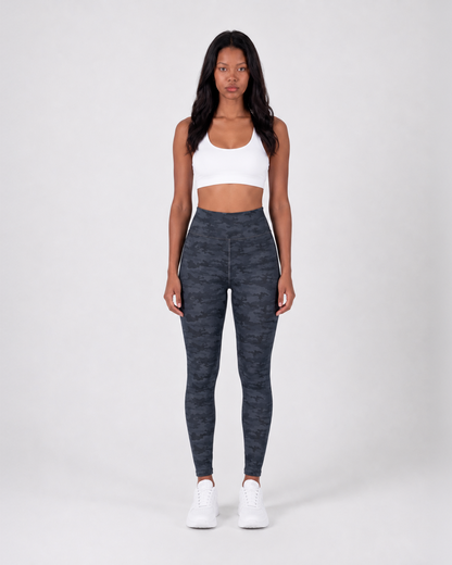 Shadow Camo High-Waist Leggings