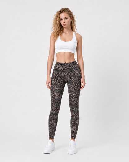 Wild Leopard High-Waist Leggings