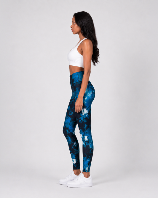 Ocean Ink High-Waist Leggings