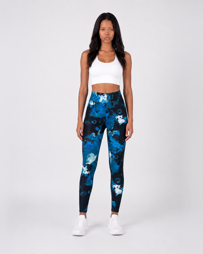 Ocean Ink High-Waist Leggings