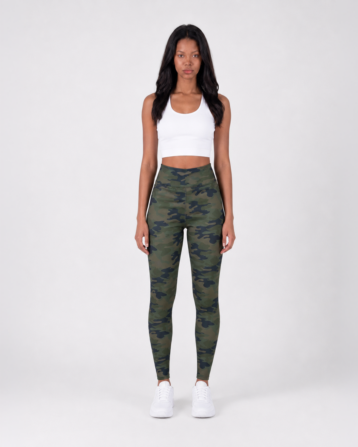 Army Camo High-Waist Leggings