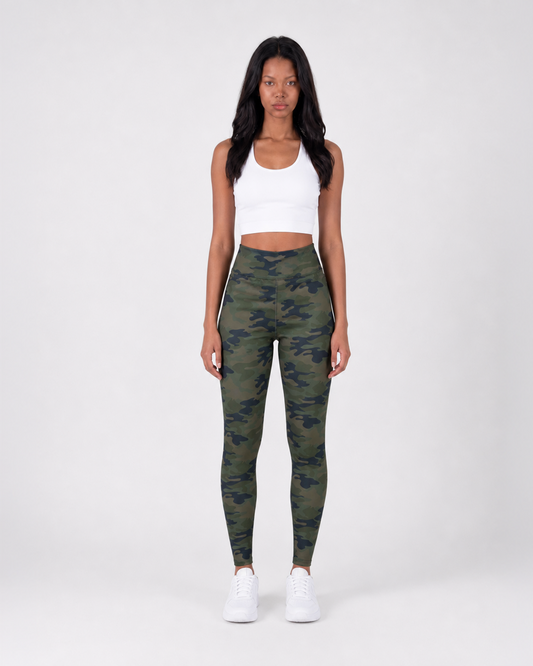 Army Camo High-Waist Leggings