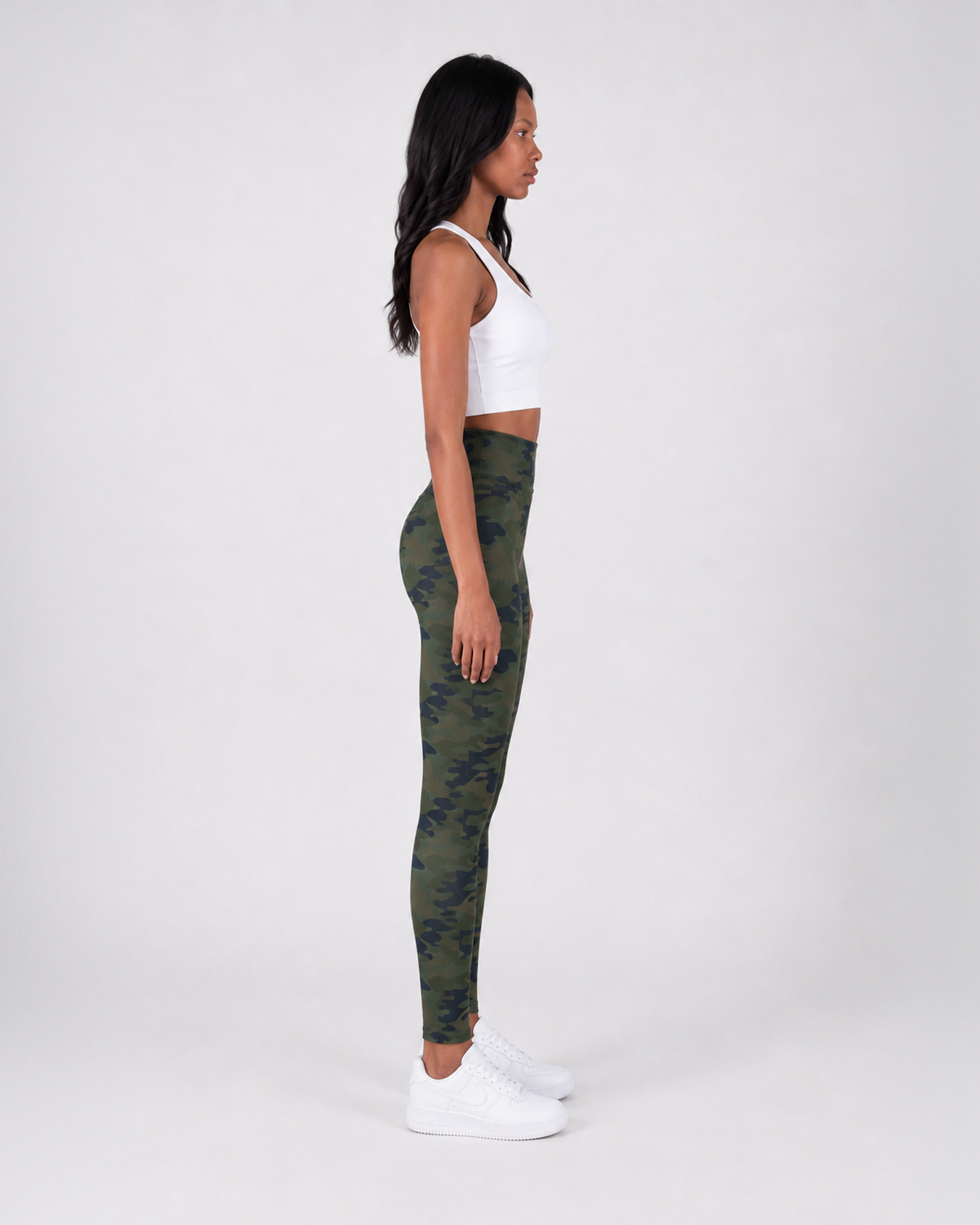 Army Camo High-Waist Leggings