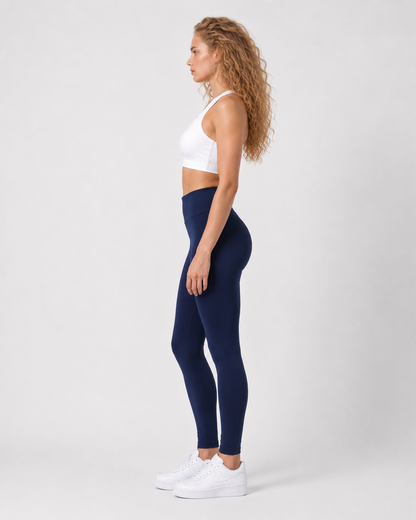 Navy Sculpt High-Waist Leggings